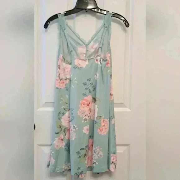 ❤️ NWOT Flora Nikrooz Green Floral  Chemise Small Lace Nightie Pajama Slip - Picture 8 of 10
